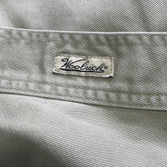 Woolrich Rugged Outdoorwear Heavyweight Shirt Men's XL USA Made Elbow Patch - Picture 9 of 10